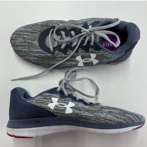 Under Armour Sneakers Women Size 9.5 Gray Athletic Impulse Charged Running Shoes